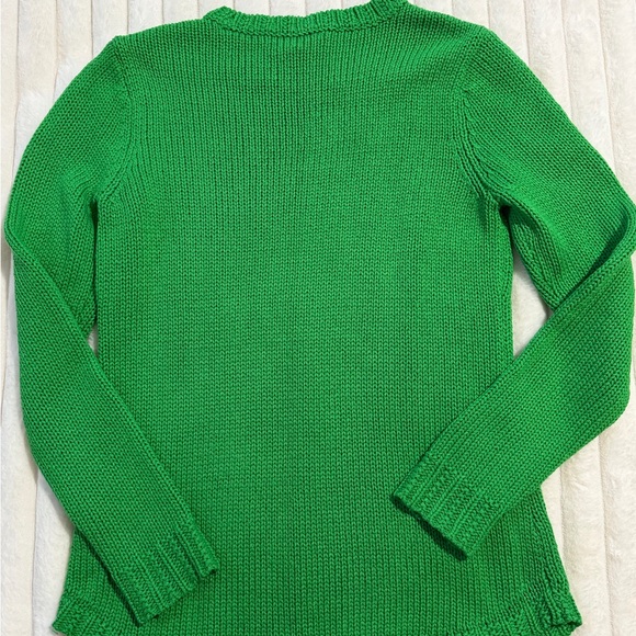 Ralph Lauren Vibrant Green Crew Neck Sweater - Picture 4 of 4